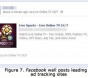 post na Facebooku prowadzący do stron z ad trackerami