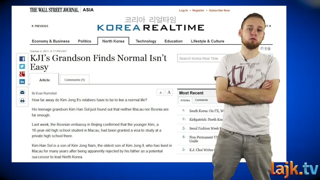 WRZUTA - Fejs Celebryje (24.10) – Tatuaże z Madonną, Wywiad z wnukiem Kim Dzong Ila, ...