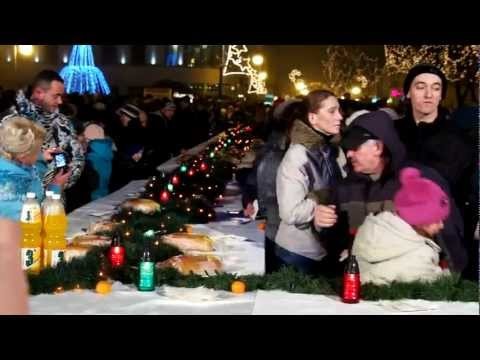 Radom - wigilia na deptaku 2012