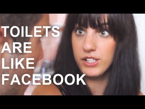 Facebook Commercial Toilet Parody